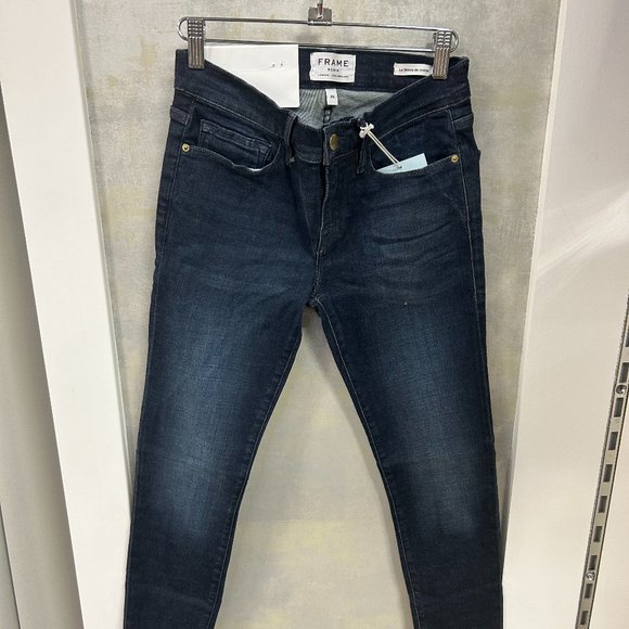 Frame Le Skinny De Jeanne Raw Stagger - Picture 1 of 4